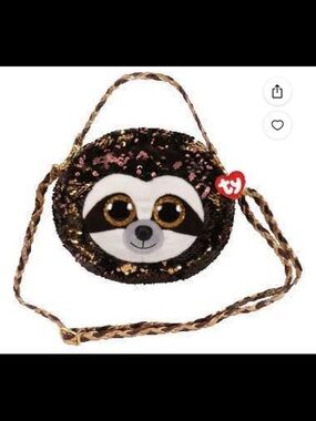 Ty Sequin Sloth Crossbody Bag